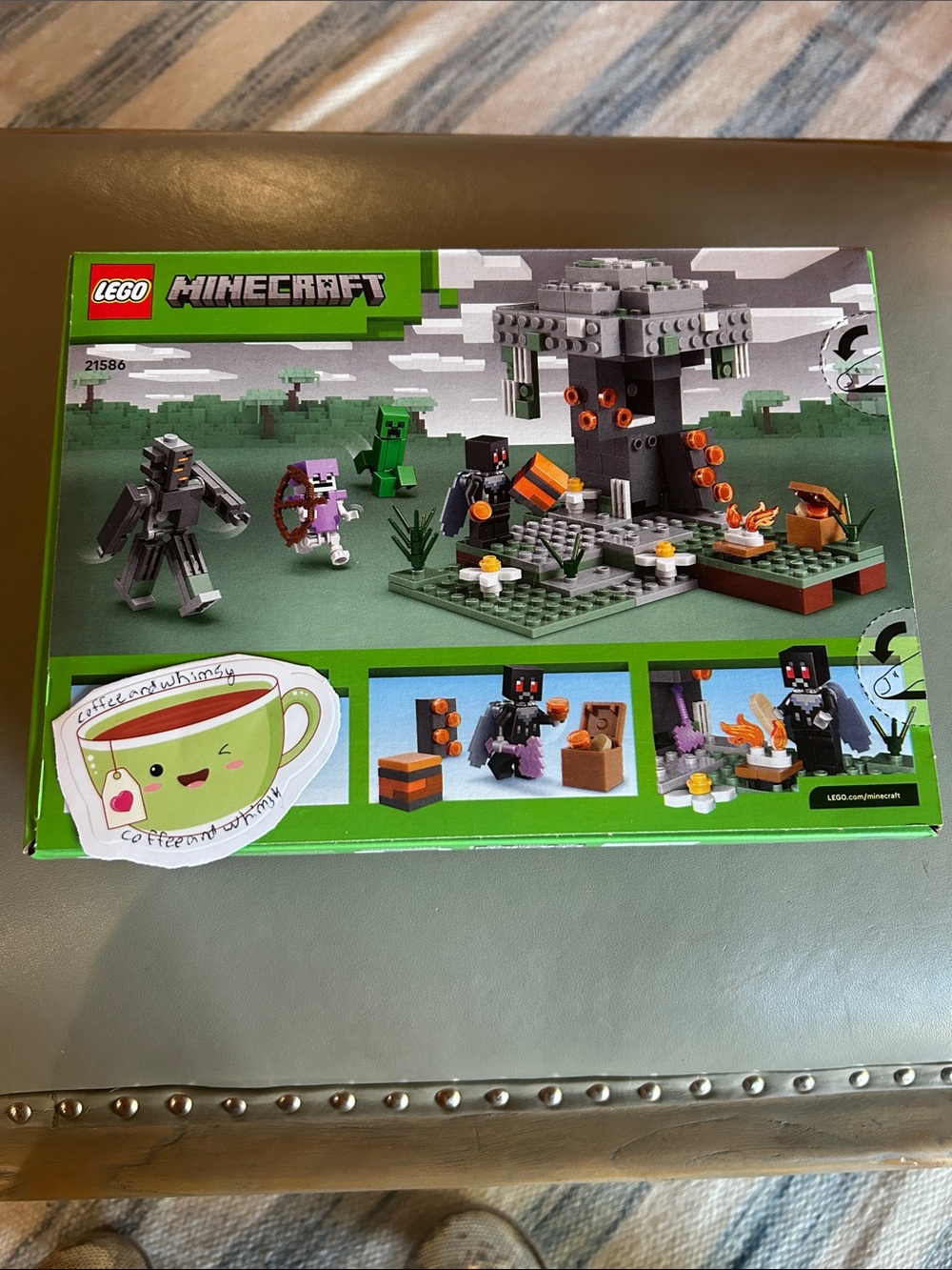 LEGO Minecraft 21586 Nether Tree Ambush Playset - Gray, Green, Orange